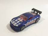 2008 Hot Wheels Team: Hot Wheels Racing Nissan Silvia S-15 Metalflake Dark Blue Die Cast Toy Car Vehicle