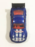 2008 Hot Wheels Team: Hot Wheels Racing Nissan Silvia S-15 Metalflake Dark Blue Die Cast Toy Car Vehicle