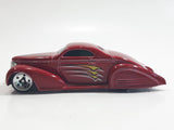 2003 Hot Wheels First Editions Swoop Coupe Red Die Cast Toy Low Rider Hot Rod Car Vehicle