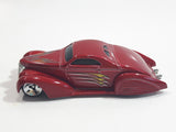 2003 Hot Wheels First Editions Swoop Coupe Red Die Cast Toy Low Rider Hot Rod Car Vehicle