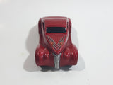 2003 Hot Wheels First Editions Swoop Coupe Red Die Cast Toy Low Rider Hot Rod Car Vehicle