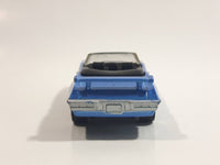 2008 Hot Wheels '70 Pontiac GTO Convertible Metallic Light Blue Die Cast Toy Car Vehicle