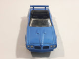 2008 Hot Wheels '70 Pontiac GTO Convertible Metallic Light Blue Die Cast Toy Car Vehicle