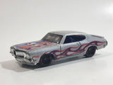 2014 Hot Wheels HW Workshop - Heat Fleet '70 Buick GSX Metalflake Silver Die Cast Toy Car Vehicle