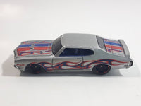 2014 Hot Wheels HW Workshop - Heat Fleet '70 Buick GSX Metalflake Silver Die Cast Toy Car Vehicle