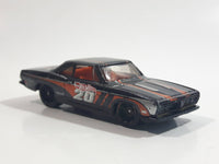 2014 Hot Wheels HW Workshop - Muscle Mania '68 Barracuda Formula S Metalflake Black Die Cast Toy Car Vehicle