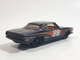 2014 Hot Wheels HW Workshop - Muscle Mania '68 Barracuda Formula S Metalflake Black Die Cast Toy Car Vehicle