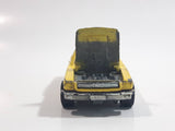 2011 Hot Wheels Heat Fleet '65 Ford Mustang Hardtop Yellow Die Cast Toy Muscle Car Vehicle with Opening Hood