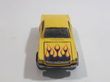 2011 Hot Wheels Heat Fleet '65 Ford Mustang Hardtop Yellow Die Cast Toy Muscle Car Vehicle with Opening Hood