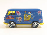 2003 Matchbox SpongeBob SquarePants VW Delivery Van Blue Die Cast Toy Car Vehicle