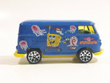 2003 Matchbox SpongeBob SquarePants VW Delivery Van Blue Die Cast Toy Car Vehicle