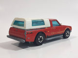 Vintage 1982 Hot Wheels Hi Rakers Dodge D-50 Pickup Truck Red with White Canopy Die Cast Toy Car Vehicle