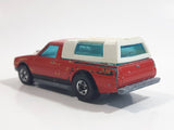 Vintage 1982 Hot Wheels Hi Rakers Dodge D-50 Pickup Truck Red with White Canopy Die Cast Toy Car Vehicle