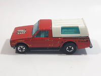 Vintage 1982 Hot Wheels Hi Rakers Dodge D-50 Pickup Truck Red with White Canopy Die Cast Toy Car Vehicle