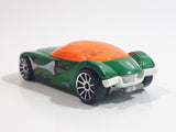 2009 Hot Wheels Dino Splash Tail Golden Arrow Green Die Cast Toy Car Vehicle