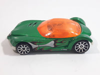 2009 Hot Wheels Dino Splash Tail Golden Arrow Green Die Cast Toy Car Vehicle