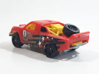 2009 Hot Wheels HW Daredevils Off Track Baja Truck #1 Red Die Cast Toy Car Vehicle