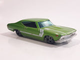 2009 Hot Wheels Muscle Mania '69 Chevelle SS 396 Metalflake Light Green Die Cast Toy Muscle Car Vehicle