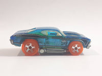 2014 Hot Wheels HW Race: X‑Raycers '69 Chevelle SS Translucent Blue Die Cast Toy Car Vehicle