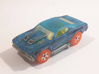 2014 Hot Wheels HW Race: X‑Raycers '69 Chevelle SS Translucent Blue Die Cast Toy Car Vehicle