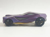 2009 Hot Wheels HW Special Features Urban Agent Metallic Purple Die Cast Toy Car Vehicle (Missing Missiles)