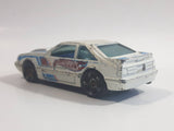 2011 Hot Wheels HW Racing '92 Ford Mustang Pearl White Die Cast Toy Car Vehicle