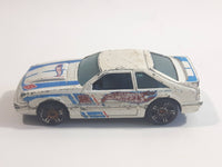 2011 Hot Wheels HW Racing '92 Ford Mustang Pearl White Die Cast Toy Car Vehicle