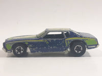 Vintage 1979 Hot Wheels Speedway Specials Monte Carlo Stocker Dark Enamel Blue Die Cast Toy Car Vehicle - Made in Hong Kong