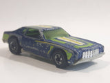 Vintage 1979 Hot Wheels Speedway Specials Monte Carlo Stocker Dark Enamel Blue Die Cast Toy Car Vehicle - Made in Hong Kong