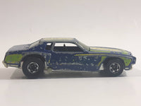 Vintage 1979 Hot Wheels Speedway Specials Monte Carlo Stocker Dark Enamel Blue Die Cast Toy Car Vehicle - Made in Hong Kong