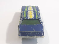 Vintage 1979 Hot Wheels Speedway Specials Monte Carlo Stocker Dark Enamel Blue Die Cast Toy Car Vehicle - Made in Hong Kong