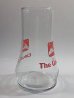 Vintage 1980s 7-Up The Uncola Soda Pop Beverage Upside Down Unique Clear Glass Drinking Cup Collectible