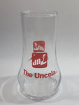 Vintage 1980s 7-Up The Uncola Soda Pop Beverage Upside Down Unique Clear Glass Drinking Cup Collectible