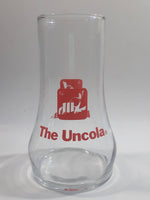 Vintage 1980s 7-Up The Uncola Soda Pop Beverage Upside Down Unique Clear Glass Drinking Cup Collectible