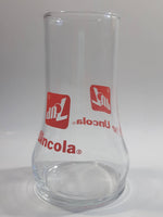 Vintage 1980s 7-Up The Uncola Soda Pop Beverage Upside Down Unique Clear Glass Drinking Cup Collectible