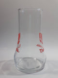 Vintage 1980s 7-Up The Uncola Soda Pop Beverage Upside Down Unique Clear Glass Drinking Cup Collectible