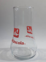 Vintage 1980s 7-Up The Uncola Soda Pop Beverage Upside Down Unique Clear Glass Drinking Cup Collectible