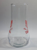 Vintage 1980s 7-Up The Uncola Soda Pop Beverage Upside Down Unique Clear Glass Drinking Cup Collectible