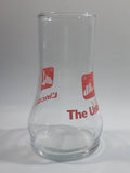 Vintage 1980s 7-Up The Uncola Soda Pop Beverage Upside Down Unique Clear Glass Drinking Cup Collectible