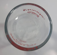 Vintage 1980s 7-Up The Uncola Soda Pop Beverage Upside Down Unique Clear Glass Drinking Cup Collectible