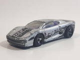 1998 Hot Wheels Dash 4 Cash Series Jaguar XJ220 Silver Die Cast Toy Car Vehicle