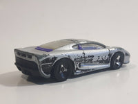 1998 Hot Wheels Dash 4 Cash Series Jaguar XJ220 Silver Die Cast Toy Car Vehicle