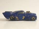 2008 Hot Wheels All Stars '41 Willys Blue Die Cast Toy Hot Rod Car Vehicle