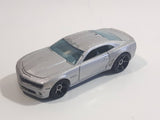 2010 Hot Wheels '10 Camaro SS Silver Die Cast Toy Car Vehicle