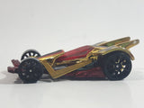 2015 Hot Wheels HW Race Super Chromes RD-06 Gold Chrome Die Cast Toy Race Car Vehicle