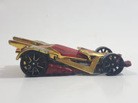 2015 Hot Wheels HW Race Super Chromes RD-06 Gold Chrome Die Cast Toy Race Car Vehicle