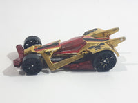 2015 Hot Wheels HW Race Super Chromes RD-06 Gold Chrome Die Cast Toy Race Car Vehicle