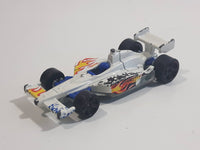 2012 Hot Wheels 2011 IndyCar Oval Course Race Car White Die Cast Toy Race Car Vehicle