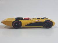 2013 Hot Wheels HW Racing Track Aces GM Chevroletor Yellow Die Cast Toy Car Vehicle