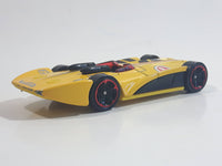 2013 Hot Wheels HW Racing Track Aces GM Chevroletor Yellow Die Cast Toy Car Vehicle